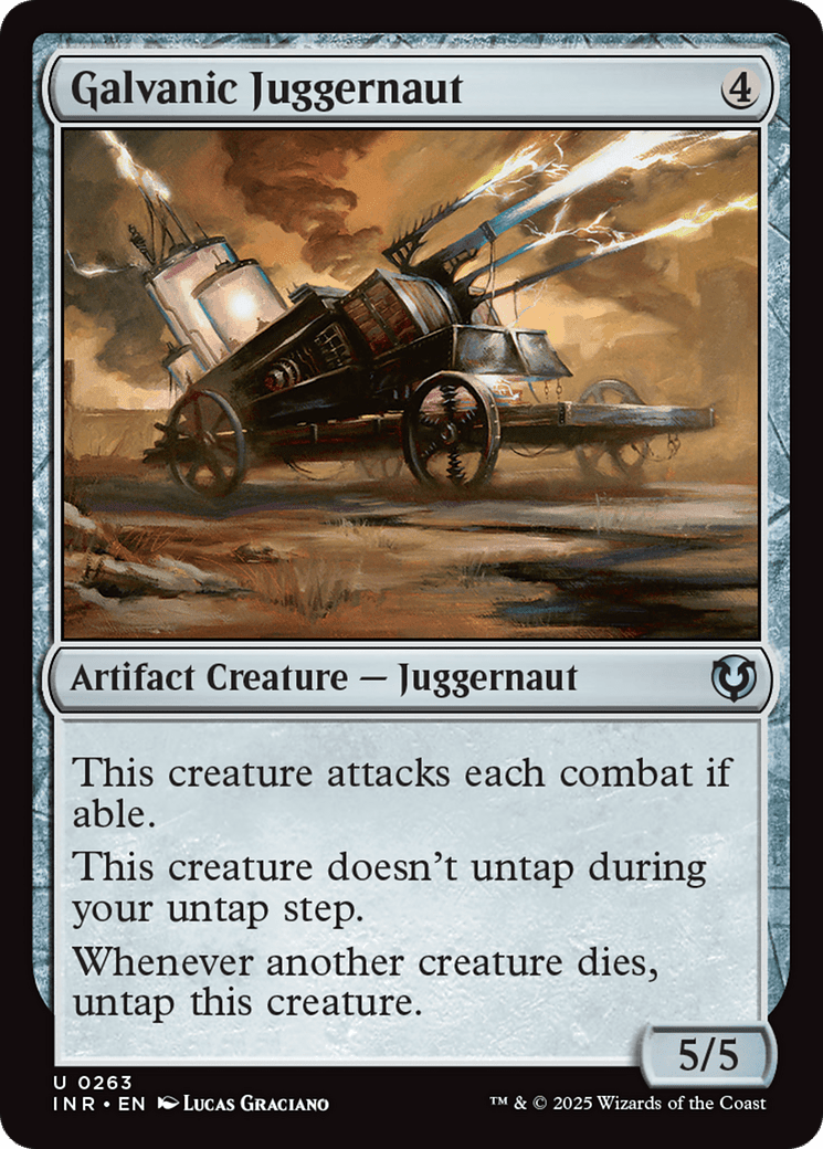 Galvanic Juggernaut (-263) [Innistrad Remastered]  Foil