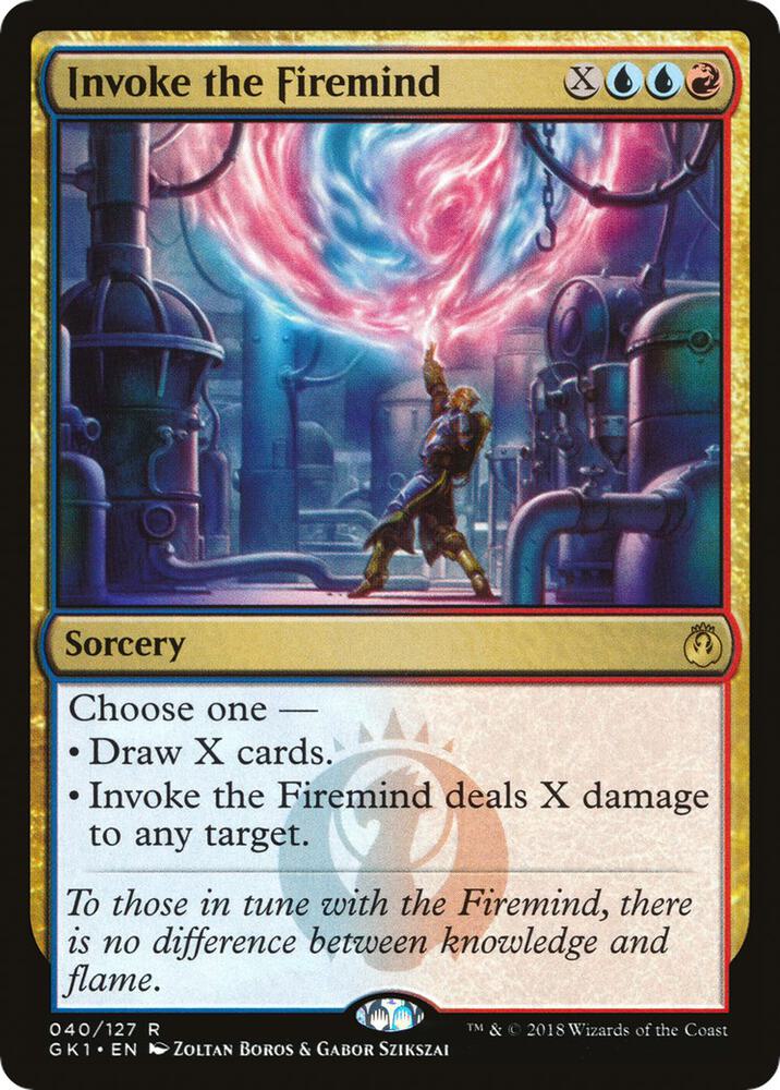 Invoke the Firemind 40/127 (Guilds of Ravnica: Guild Kits) 