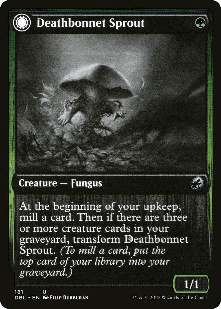 Deathbonnet Sprout // Deathbonnet Hulk [Innistrad: Double Feature] Foil