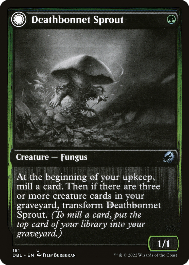 Deathbonnet Sprout // Deathbonnet Hulk [Innistrad: Double Feature] Foil