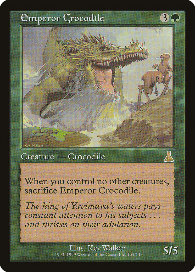 Emperor Crocodile [Urza's Destiny] Foil