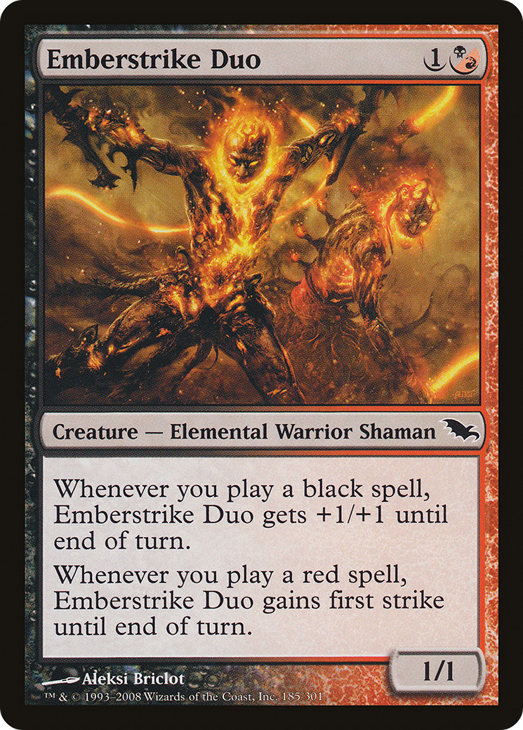 Emberstrike Duo [Shadowmoor] Foil