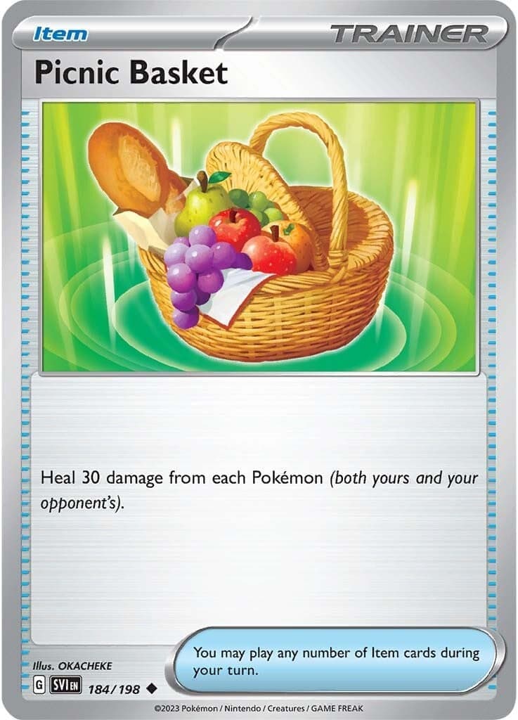 Picnic Basket 184- SV01 Scarlet & Violet Base Set Reverse Holofoil