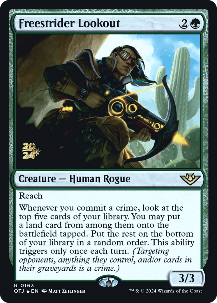 Freestrider Lookout [Outlaws of Thunder Junction Prerelease Promos]