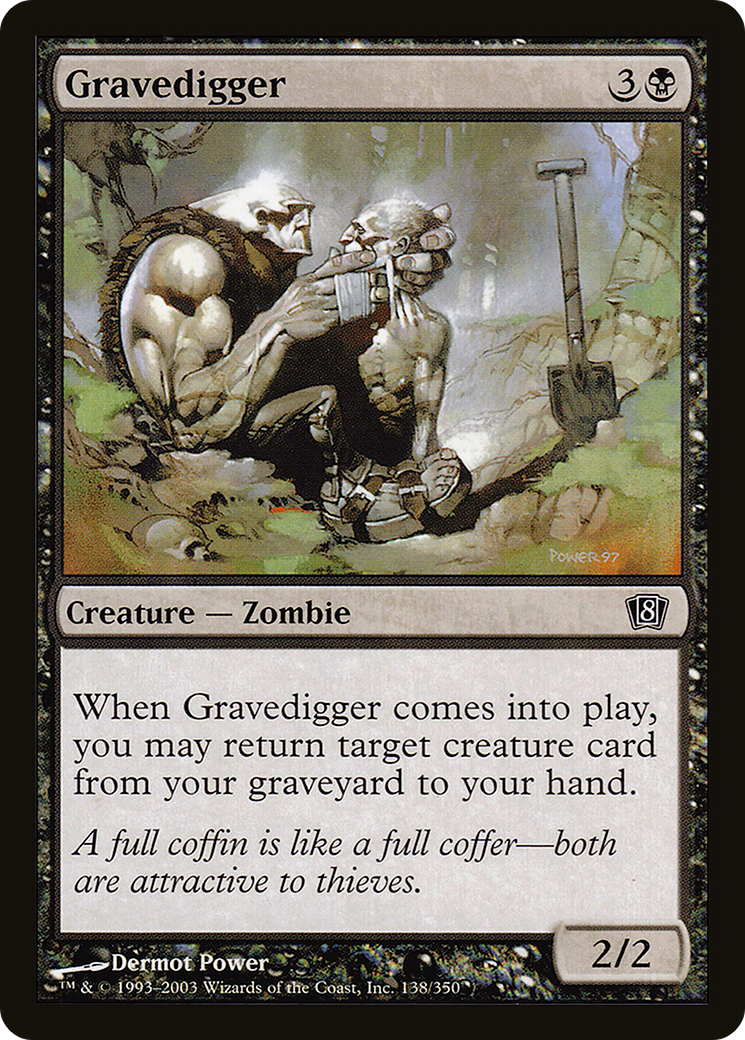 Gravedigger [Eighth Edition] Foil