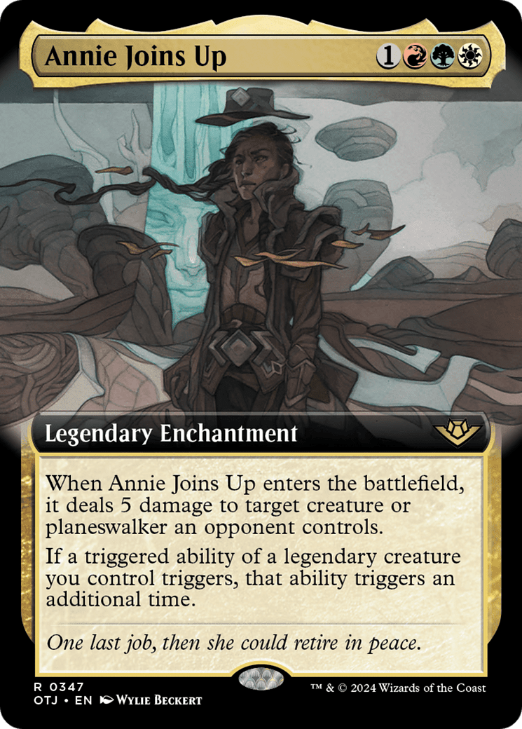 Annie Joins Up (Extended Art) [Outlaws of Thunder Junction] Foil