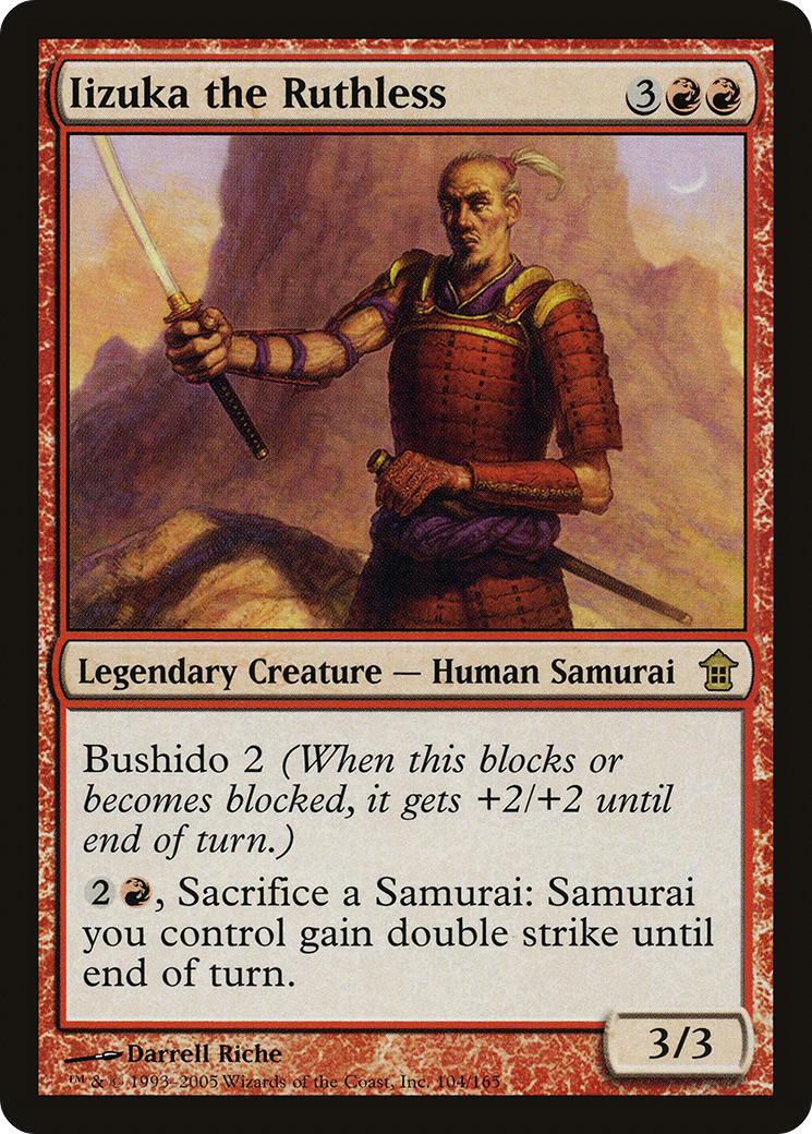 Iizuka the Ruthless [Saviors of Kamigawa] Foil