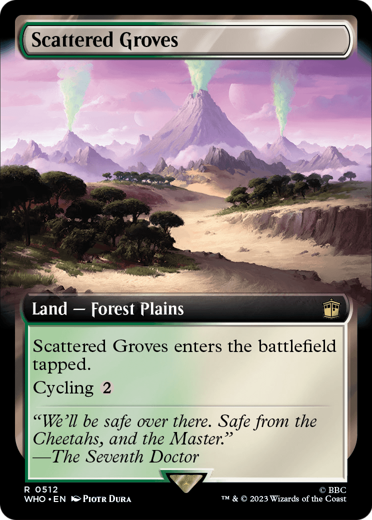 Scattered Groves (Extended Art) [Doctor Who] Foil