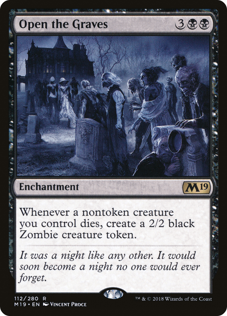Open the Graves [Core Set 2019] Foil