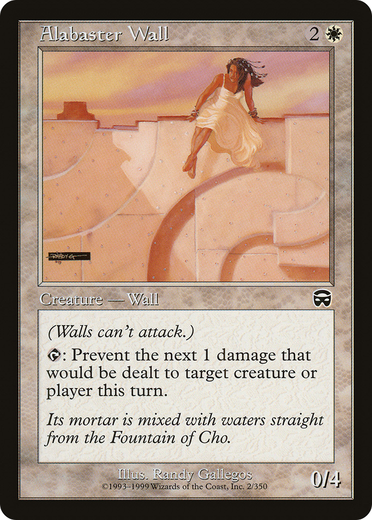 Alabaster Wall [Mercadian Masques] Foil