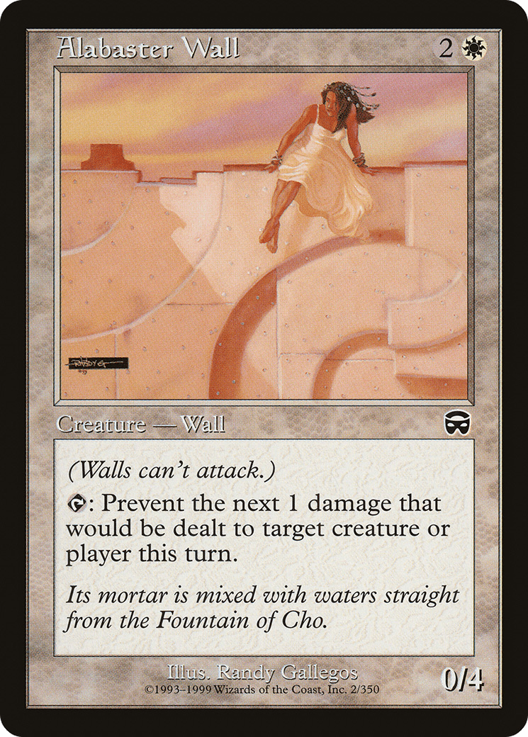 Alabaster Wall [Mercadian Masques] Foil