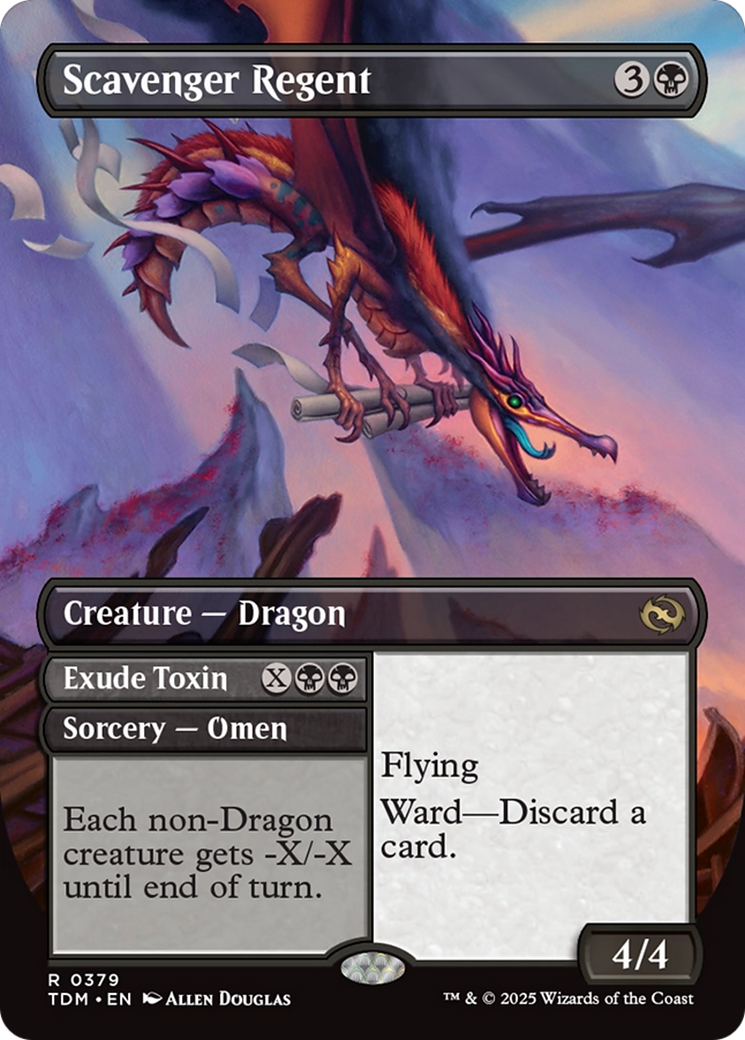 Scavenger Regent (Borderless) (379) [Tarkir: Dragonstorm]