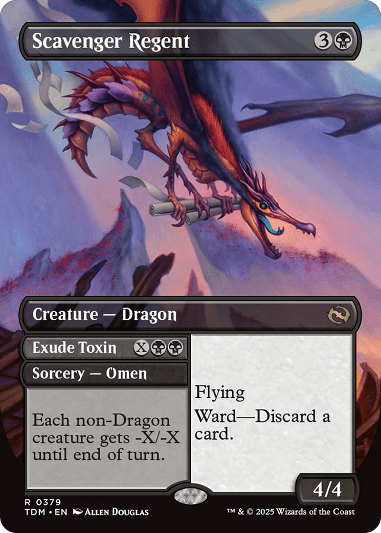 Scavenger Regent (Borderless) (379) [Tarkir: Dragonstorm]  Foil