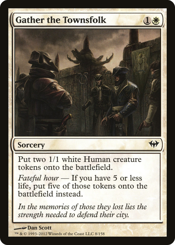 Gather the Townsfolk [Dark Ascension] Foil