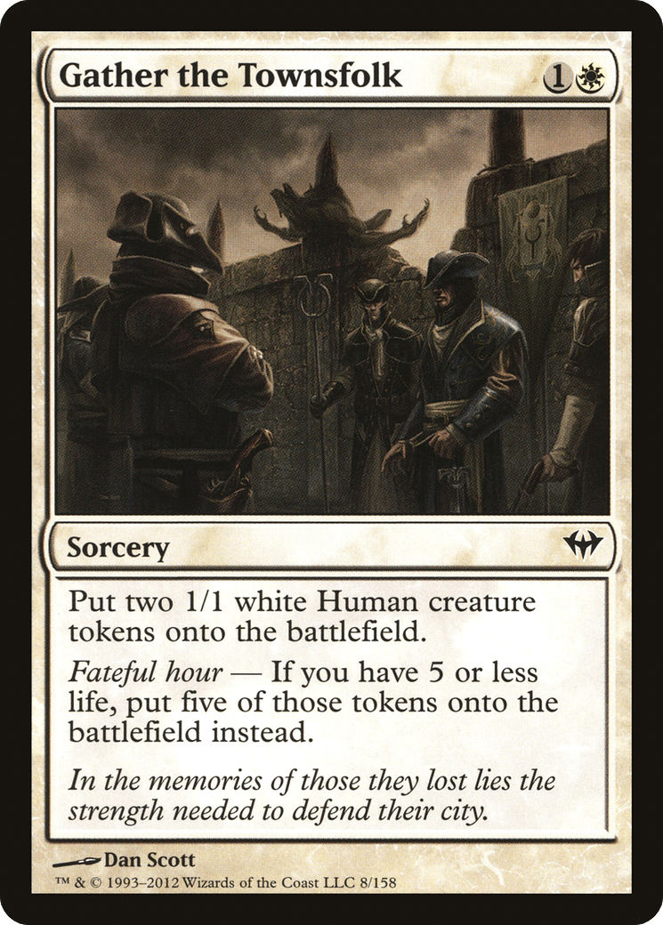 Gather the Townsfolk [Dark Ascension] Foil