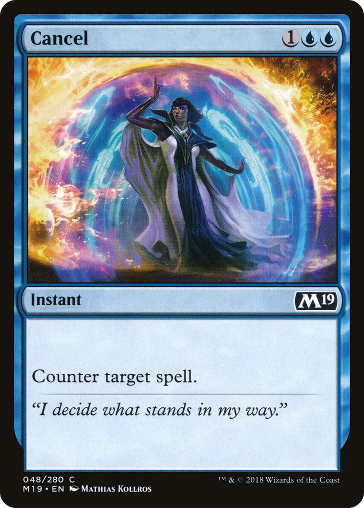 Cancel [Core Set 2019] Foil