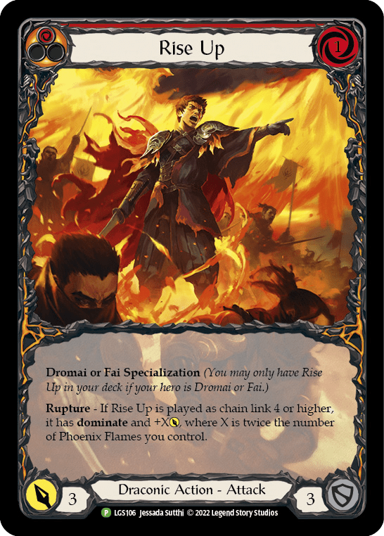 Rise Up [LGS106] (Promo)  Rainbow Foil