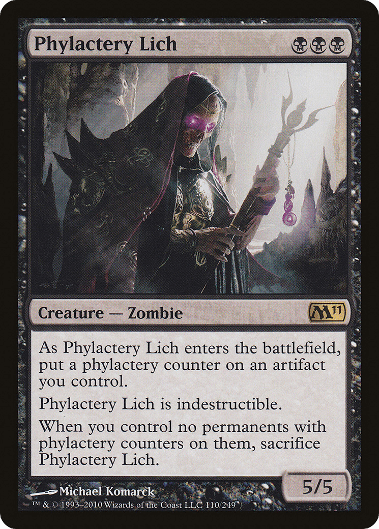 Phylactery Lich [Magic 2011] Foil