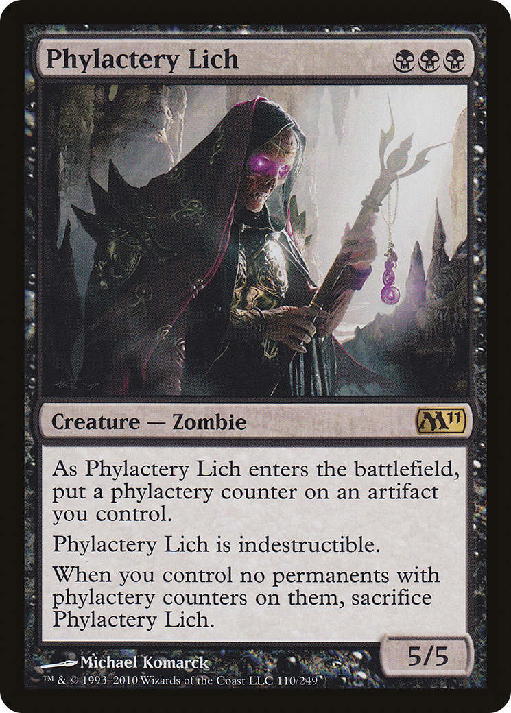 Phylactery Lich [Magic 2011] Foil