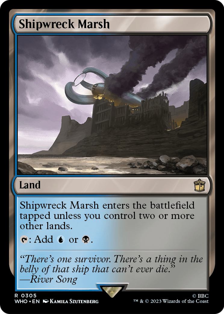 Shipwreck Marsh [Doctor Who] Foil