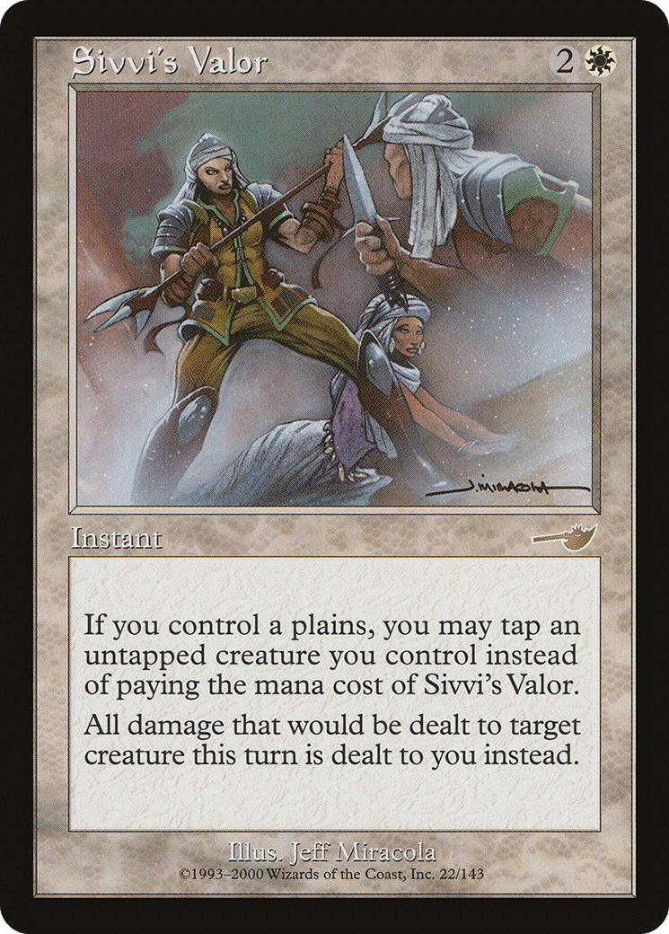 Sivvi's Valor [Nemesis] Foil
