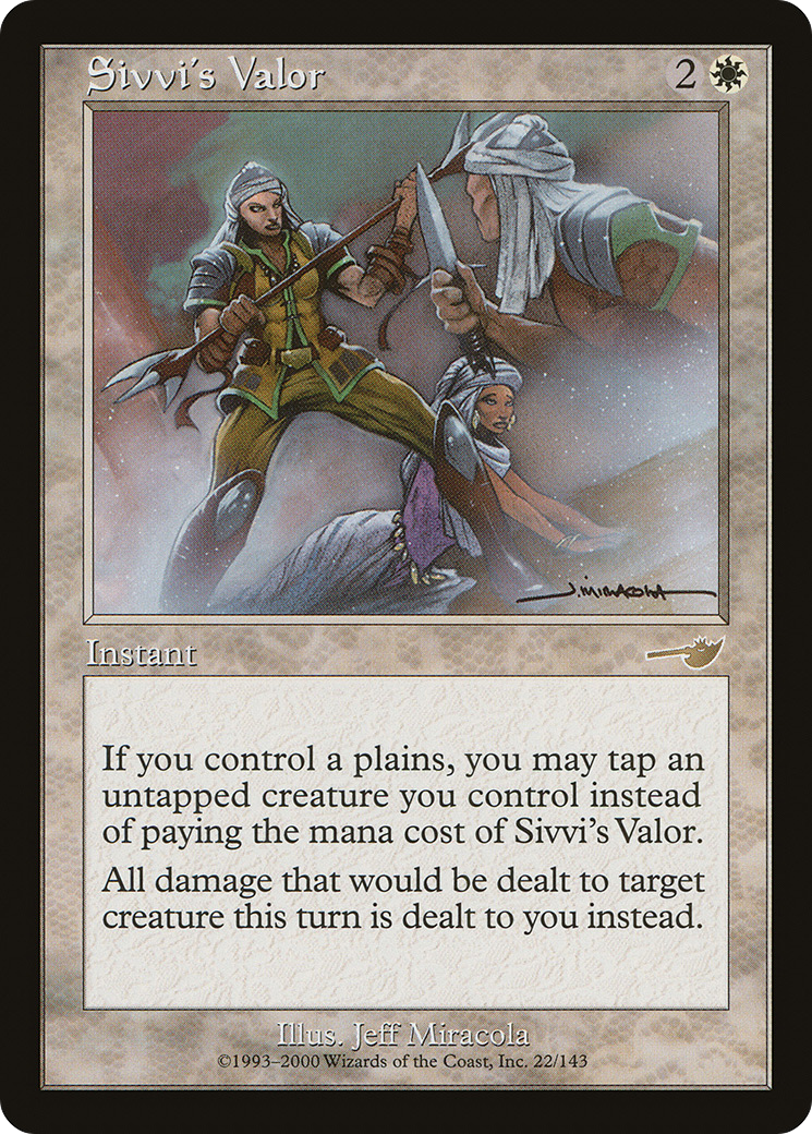 Sivvi's Valor [Nemesis] Foil