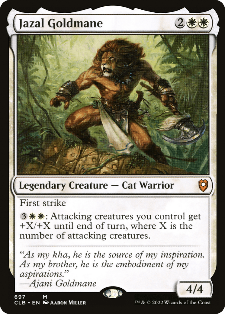 Jazal Goldmane [Commander Legends: Battle for Baldur's Gate]