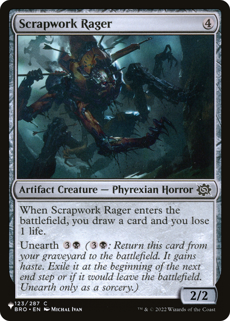 Scrapwork Rager |  (BRO-123) [The List]