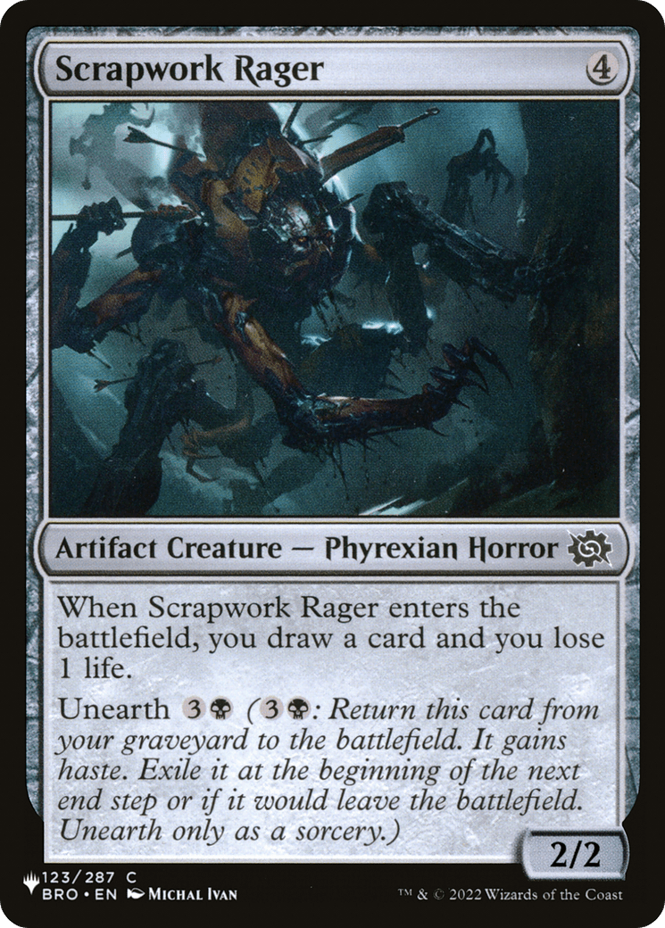 Scrapwork Rager |  (BRO-123) [The List]