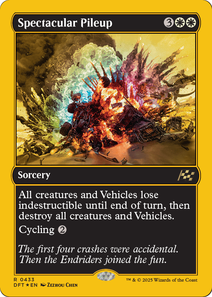 Spectacular Pileup |  Foil (433) [Aetherdrift]