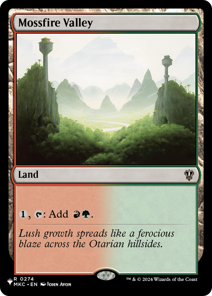 Mossfire Valley |  (MKC-274) [The List]