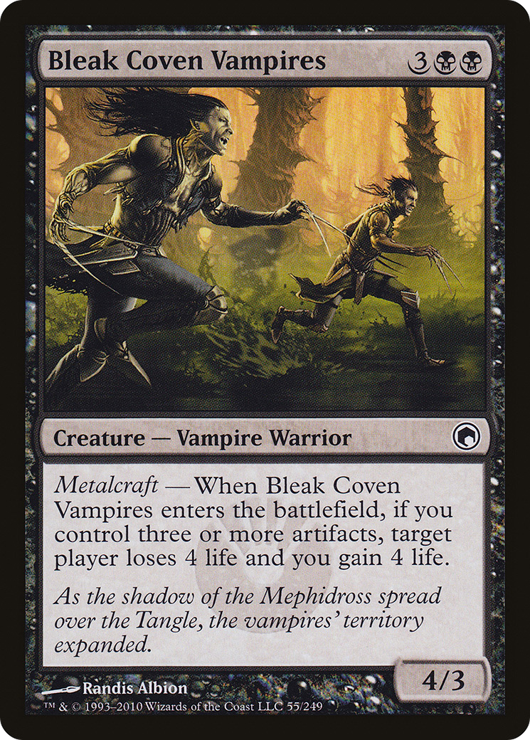 Bleak Coven Vampires [Scars of Mirrodin] Foil