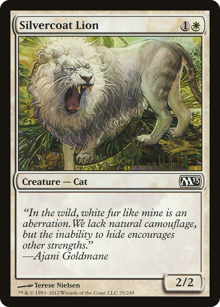 Silvercoat Lion [Magic 2013] Foil
