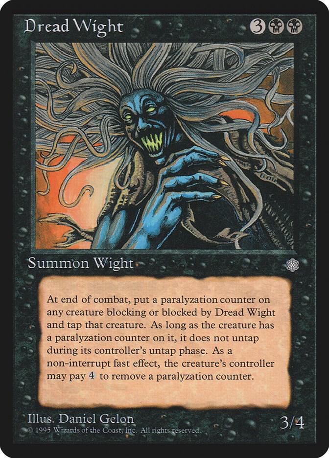 Dread Wight 122/383 (Ice Age) 