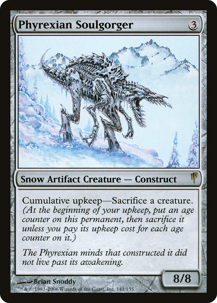 Phyrexian Soulgorger [Coldsnap] Foil