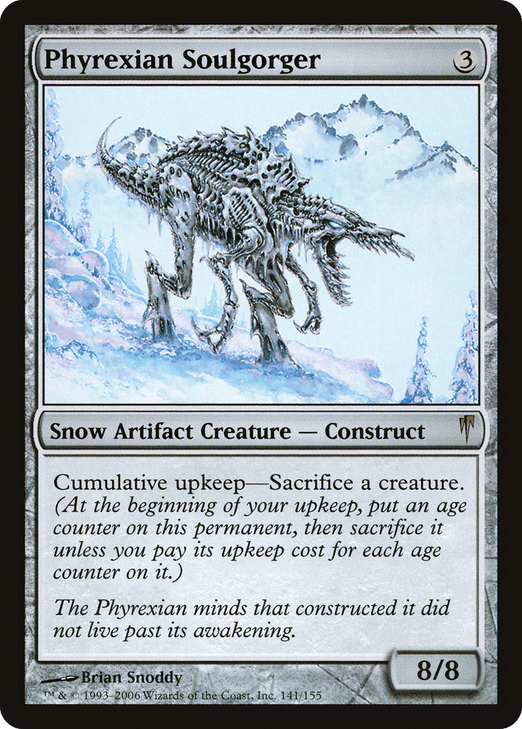 Phyrexian Soulgorger [Coldsnap] Foil