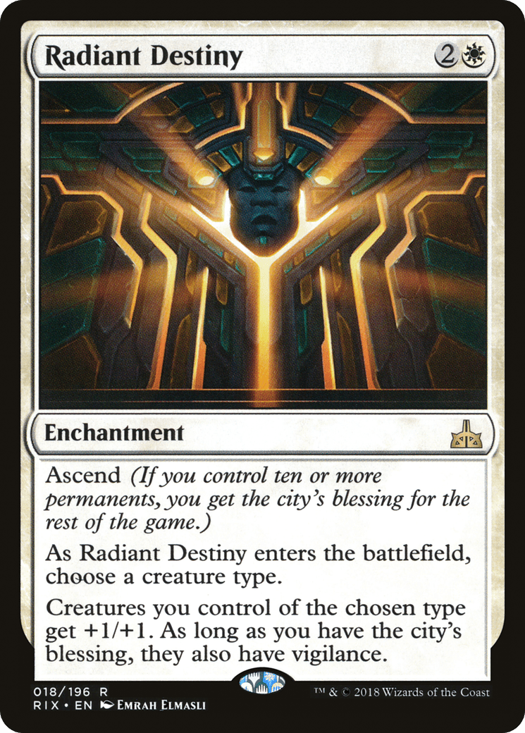 Radiant Destiny [Rivals of Ixalan] Foil
