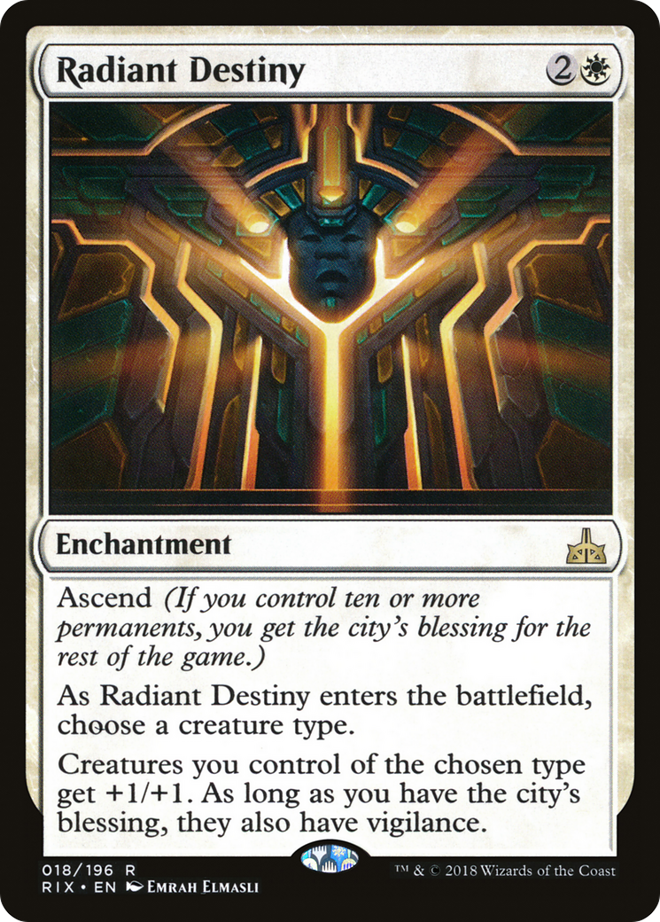 Radiant Destiny [Rivals of Ixalan] Foil