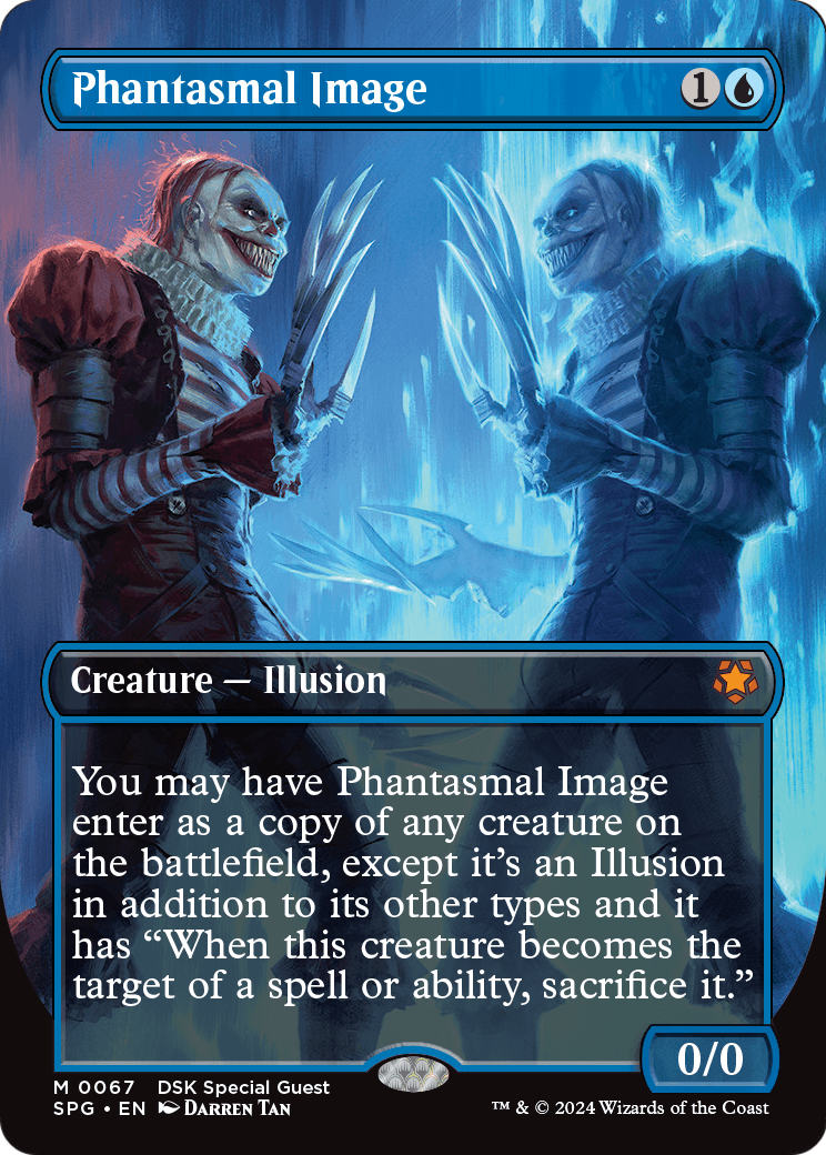 Phantasmal Image (Borderless) [Duskmourn: House of Horror Special Guests]