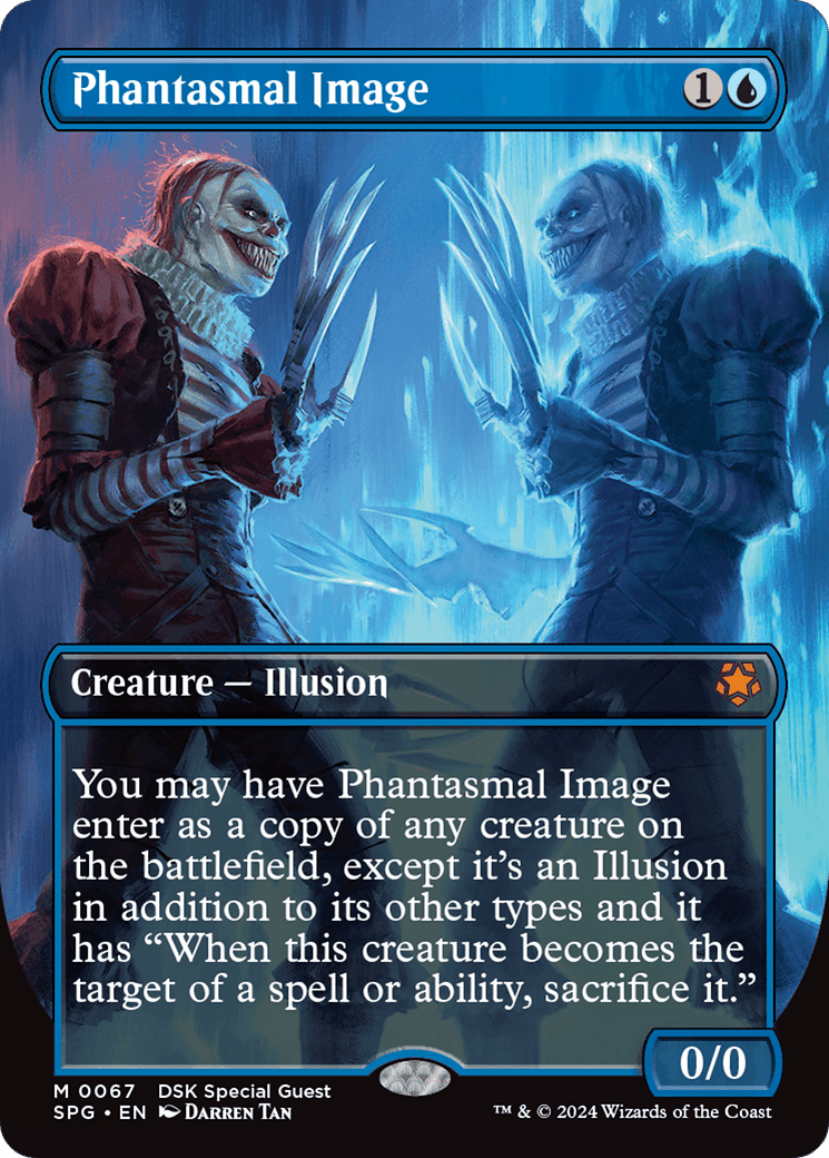 Phantasmal Image (Borderless) [Duskmourn: House of Horror Special Guests] Foil