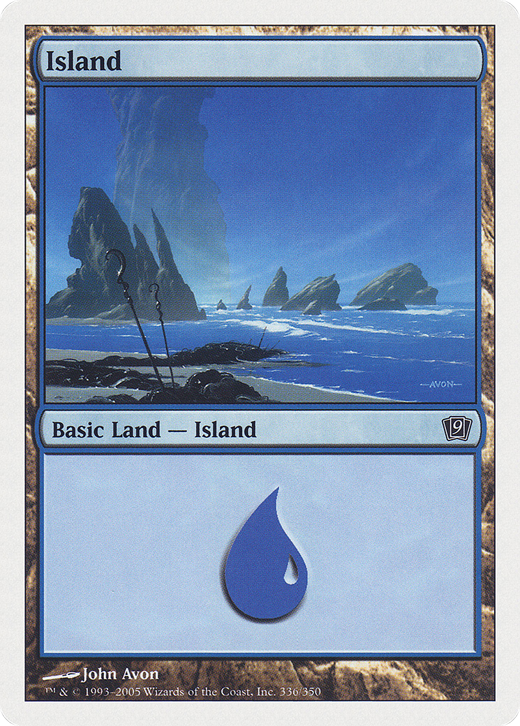 Island (336) [Ninth Edition] Foil