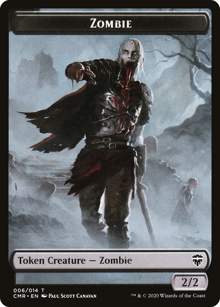 Zombie (TCMR-006) - Commander Legends Tokens Foil