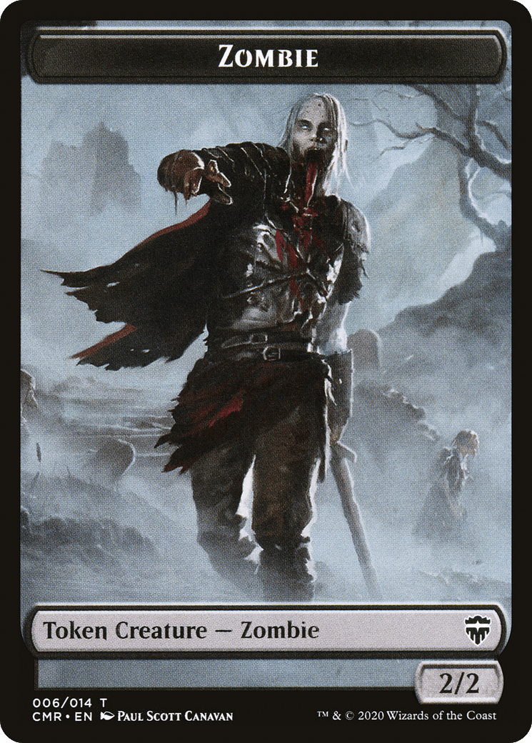 Zombie (TCMR-006) - Commander Legends Tokens Foil