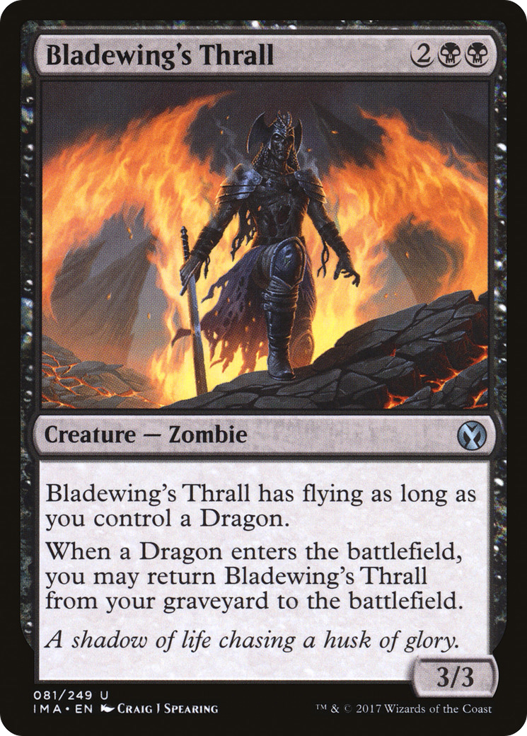 Bladewing's Thrall [Iconic Masters] Foil