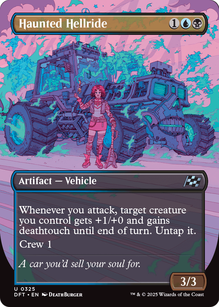 Haunted Hellride |  Foil (325) [Aetherdrift]