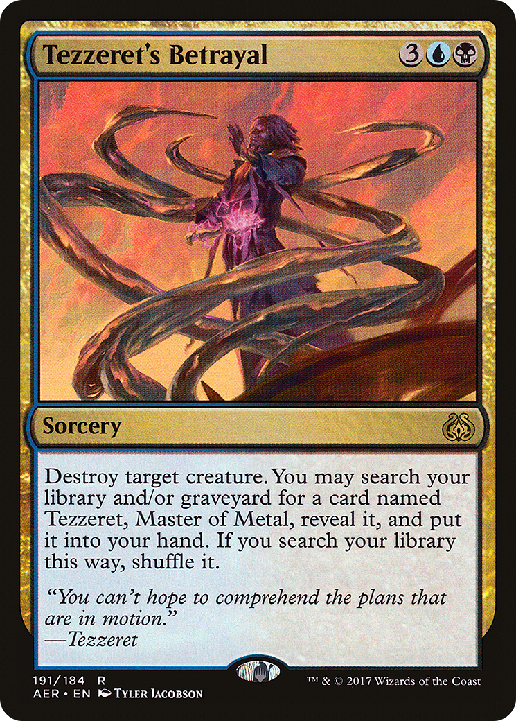 Tezzeret's Betrayal (191) [Aether Revolt]  Foil