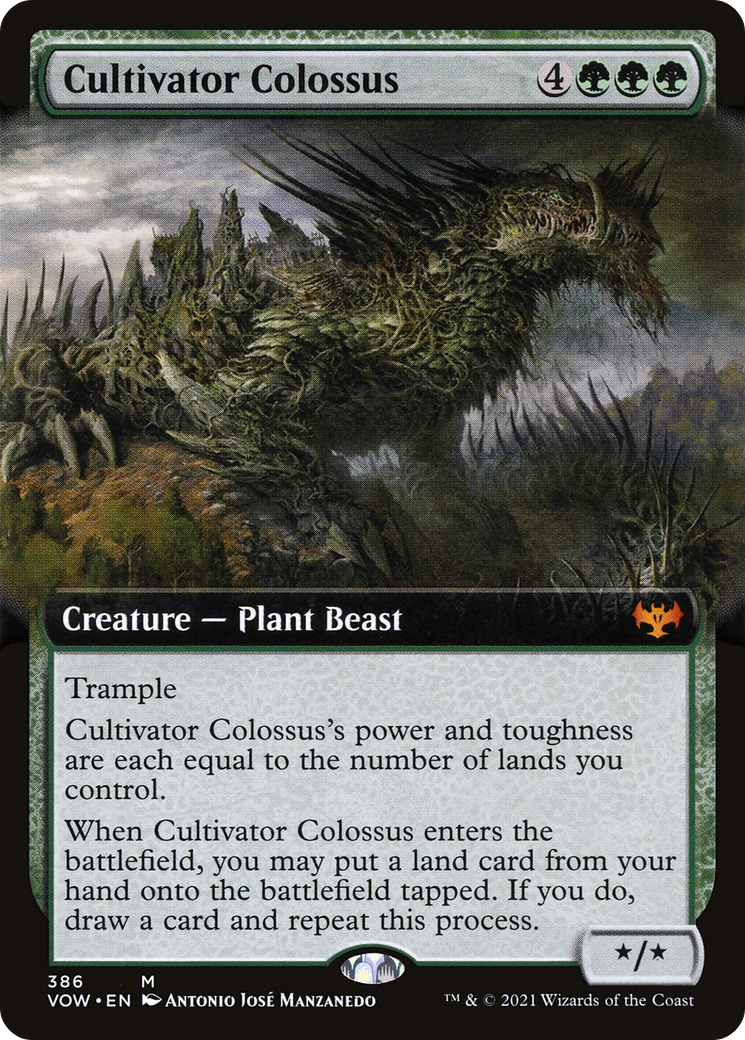 Cultivator Colossus (Extended Art) [Innistrad: Crimson Vow] Foil