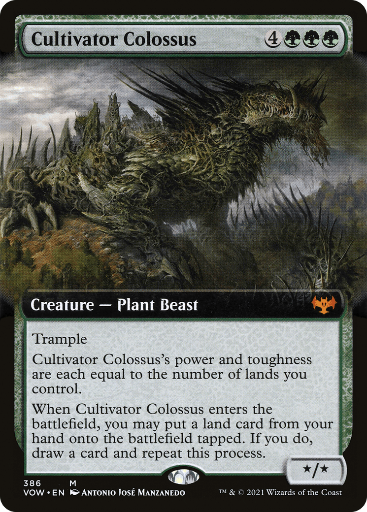 Cultivator Colossus (Extended Art) [Innistrad: Crimson Vow] Foil