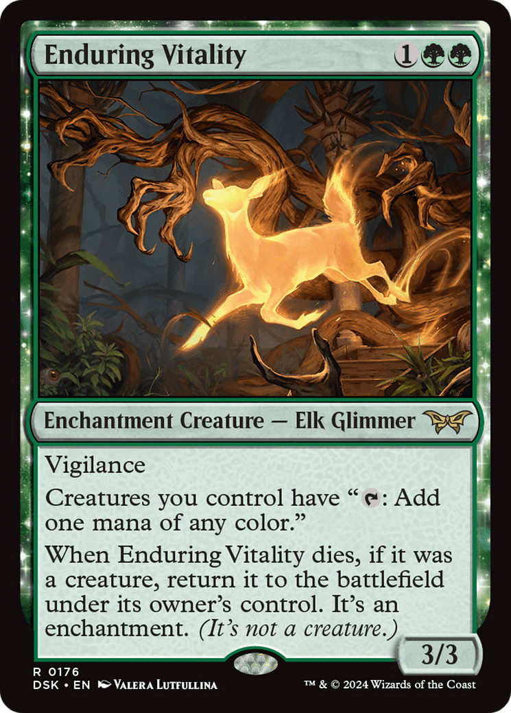 Enduring Vitality [Duskmourn: House of Horror] Foil