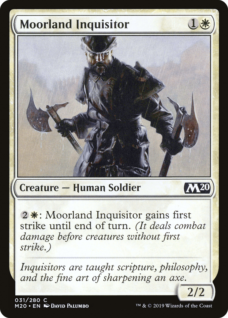 Moorland Inquisitor [Core Set 2020] Foil
